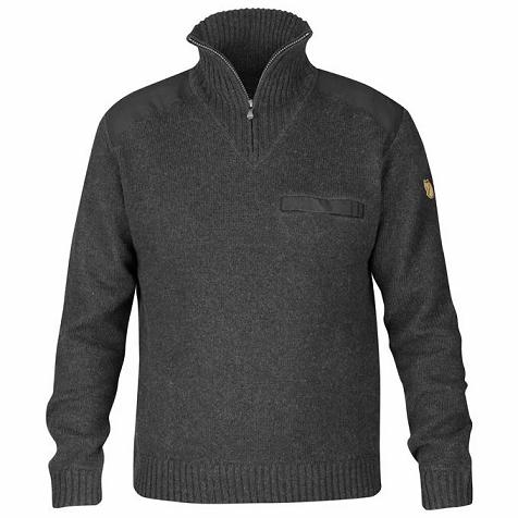 Fjallraven Koster Sweater Dark Grey Singapore For Men (SG-28553)